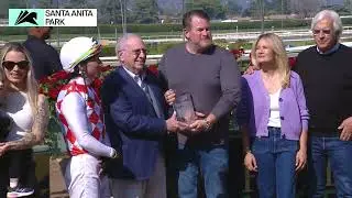Mr Fisk wins the California Stakes on Saturday, April 20 at Santa Anita Park