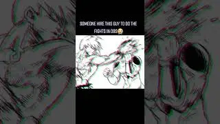 Goku beats down Frieza animation