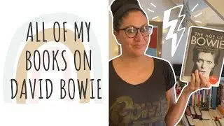 All of my Bowie Books! 👩‍🎤 #davidbowie #davidbowiebooks