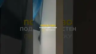 Подготовка стен под покраску в два раза быстрее с OTTINGER🚀 #малярныеработы