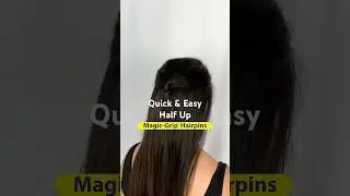 Magic-Grip Hairpin Quick Half Updo