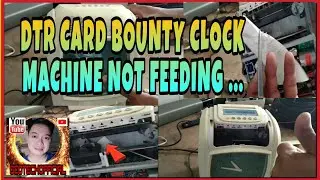 HOW TO FIX BUNDY CLOCK YOKATTA DX-6 DTR CARD NOT FEEDING..(easy to fix?).