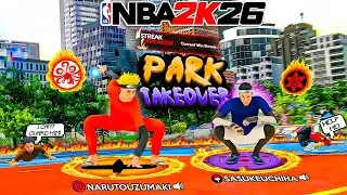 DRIBBLE GODS TAKE OVER THE PARK AS NARUTO & SASUKE IN NBA2K26 *We Couldn't Be Stopped...*
