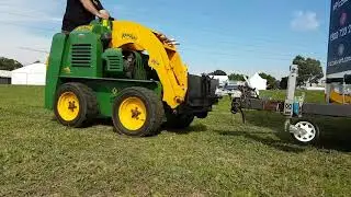 Move around a trailer with the Kanga Mini Loader Tow Hitch