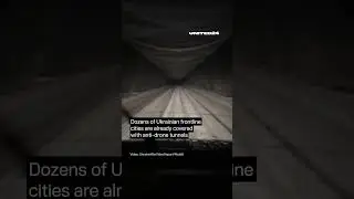 Dozens of Ukrainian Frontline Cities Are Covered With Anti-Drone Tunnels #warinukraine
