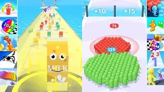 ✅ Max Level Games - Juice Run Vs Count Masters - Gameplay Walkthrough