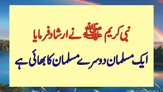 A Muslim is a brother to a Muslim | Hadees e Nabvi | Nabi Kareem ﷺ Ne Farmaya | Decent Words