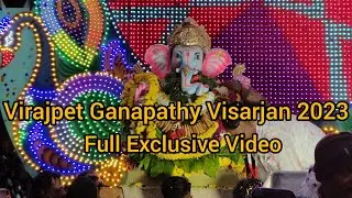 | Virajpet Ganapathy Visarjan 2023 | Gowri Ganesha |DJ Nights| Kodagu | Karnataka |