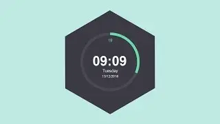 Visual Studio 2012, 2013, 2015 C#  Flat Clock