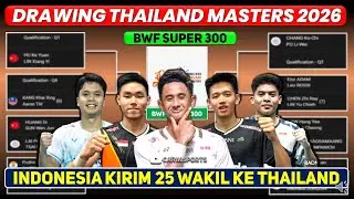 Drawing Thailand Masters 2026 : Ada Alwi Farhan dan Raymond/Joaqin berangkat #thailandmasters2026
