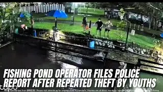 Владелец рыболовного пруда подал заявление в полицию после неоднократного воровства, совершенного...