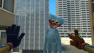 GIANT HUGGY WUGGY FROM POPPY PLAYTIME RUINS CHRISTMAS ON THE CITY! | GARRY&rsquo;S MOD