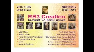 Seer Vrisai Thattu Decorations Ideas Grand Aarthi Plates Decorations Ideas RB3 Creations 7401241066