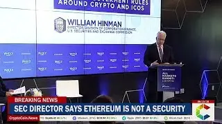 Breaking News: SEC Director Says Ethereum Is Not A Security