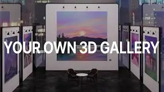 Create your own 3D gallery spaces with Adler3D