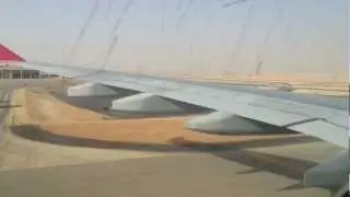 Srilankan airlines A330-200 riyadh landing.