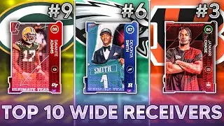 RANKING THE 10 BEST WIDE RECEIVERS (WRs) IN MADDEN 22 ULTIMATE TEAM!