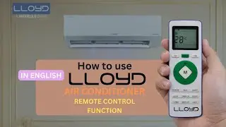 Lloyd Inverter Air Conditioner Remote Buttons Explained in English