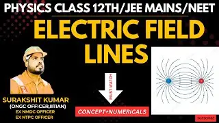 Why Electric Field line are Perpendicular to surface of charge? |Class 12 | BTECH| #cbse #physics