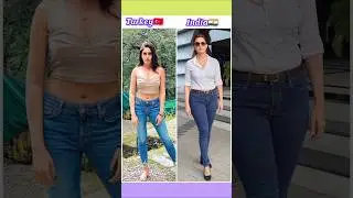 Turkey actress vs India actress#shortvideo #viralvideo