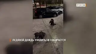 Ледяной дождь уходить не собирается