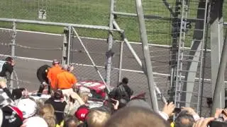 Matt Kenseth WINS at Kansas STP 400 4/21/13 Burnout