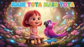 मैं तोता, Main Tota, Hindi Rhyme | Nursery Rhyme | Kids Song | Poem | Play & Giggles Rhymes !