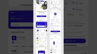 Job Finder Mobile Application UIUX Design | Job Search App | Job Finder App UI | UI Design | Figma