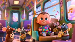 Baby in the Glitter Bus | Fun Sparkling Adventure Song for Kids | Nursery Rhymes in English