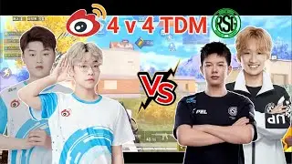 Intense 4v4 Fight: WBG Ymao Vs RSG FlowerC in TDM | WBG Ming | RSG Dd | Pubg Mobile |