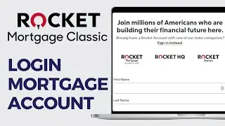 Rocket Mortgage Account Login 2024 | Rocket Mortgage Login Sign In (Quick Tutorial)