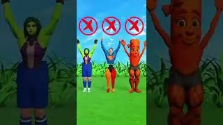 Superman, Bing Bella Sahurina & Miss Hulk Funny Moments #familyfun #animation #short #slycaptain