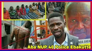 Breaking Muzuukuke Amaziiga Aba Nup 40 Police Ebakutte Bobi Wine Takikiliiza Nobart Mao Agobedwa
