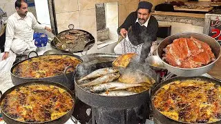 100 KG FRIED FISH SOLD DAILY | LAHORE’S BIGGEST SEAFOOD STREET FOOD | CRISPY GRILLED & FRY FISH 