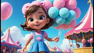 Cotton Candy, Sweet and Light Delight | Sweet Treat Song for Toddlers | Fun Nursery Rhyme