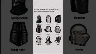 &iquest;Cu&aacute;l es el mejor casco medieval? 🤔🤔