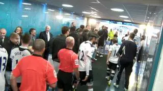 TUNNEL CAM: 2010/11 City v Tottenham - First EVER Tunnel Cam!
