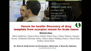 Mehtab Alam VenOx25 Flash Talk: Venom for health: discovery of drug template from scorpion venom
