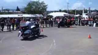 Victory Police Motorcycles demonstration