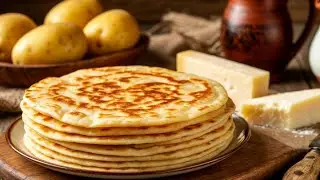 Tortillas aus Kartoffeln! Tolles Abendessen Rezept in nur 15 Minuten!