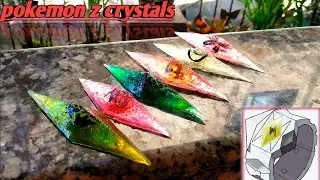 How to make pokemon z crystals/  make your very own pokemon z crystals / #pokemonzcrystals