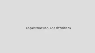 MOOC Children Deprived of Liberty: Learning from the UN Global Study - Legal framework & definitions
