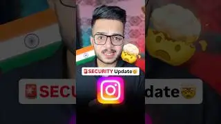 Instagram NEW Security Update🔥Ab koi Account will not be HACKed✅ #techshorts #instagramupdates