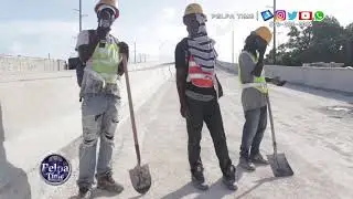 Three Mile new overhead bridge is complete just a little prep in up leaf Kingston Jamaica  1 OF 3
