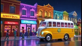 Benny Bus Magical City Ride | Fun Adventure Song for Kids | Explore the City with Benny