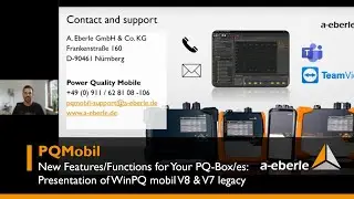 PQMobil | New Features/Functions for Your PQ-Box/es: Presentation of WinPQ mobil V8 & V7 legacy
