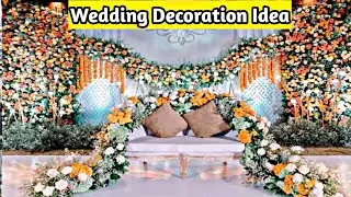 Indian royal wedding decoration idea #weddingdecordes #weddingstage #diybudget-decor