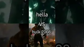 hulk 2008 vs hela thor ragnarok #incr&iacute;velhulk #thorragnarok  #shortsvideo #filmesdamarvel
