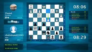 Chess Game Analysis: Zivan6 - shahidsyed13541, 0-1 (By ChessFriends.com)