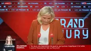 MARINE LE PEN DEMANDE L'INTERDICTION DU PORT DU VOILE DANS L'ESPACE PUBLIQUE 🇫🇷